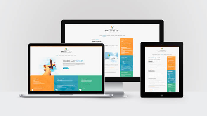 Site web - Les Mayoresses